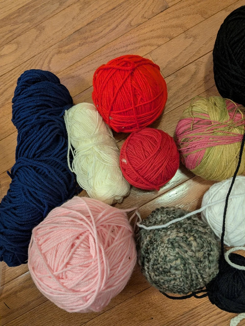 Destash Mixed YARN Lot Crochet Knit GIFT  Bundle Crafts Various Weights/Colors